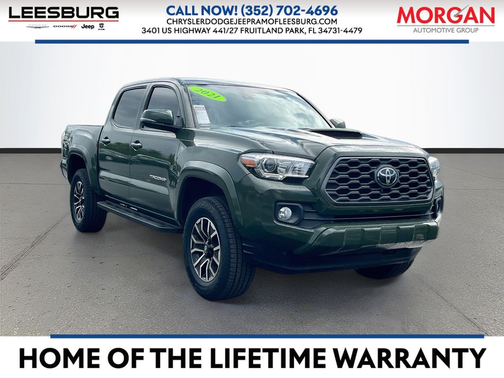 Army Green 2021 Toyota Tacoma Pickup Truck 4X2 6-Speed Automatic