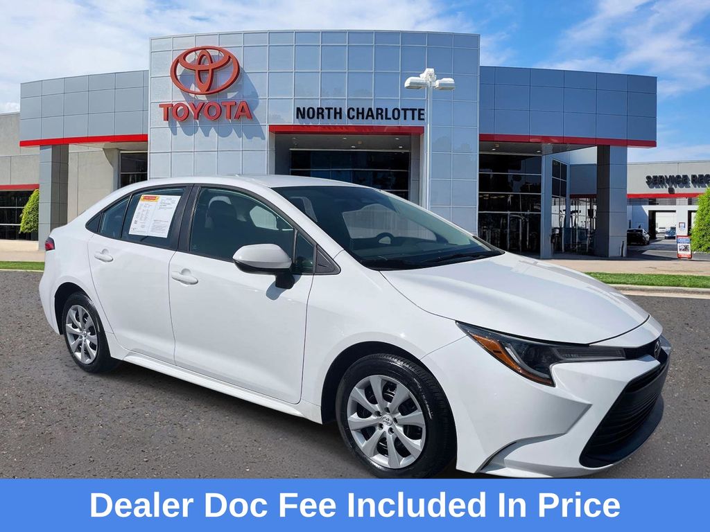 Ice Cap 2024 Toyota Corolla LE FWD Sedan Front-Wheel Drive Continuously Variable Transmission