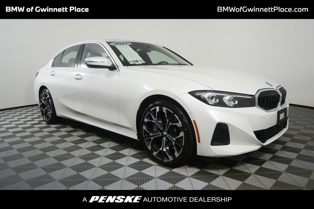 Mineral White Metallic 2025 BMW 3 Series Sedan Rear-Wheel Drive 8-Speed Automatic