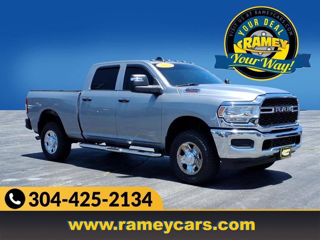 Billet Silver Metallic Clearcoat 2024 RAM 2500 Pickup Truck Four-Wheel Drive 8-Speed Automatic