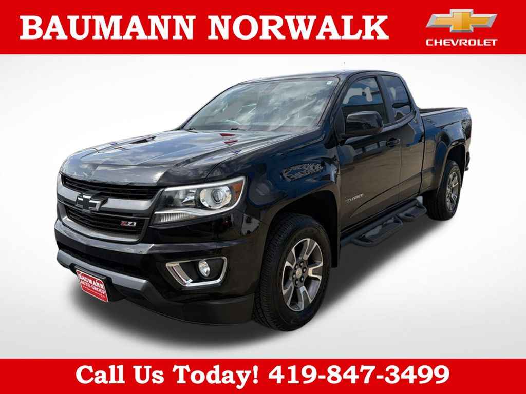 Black 2017 Chevrolet Colorado Pickup Truck Four-Wheel Drive 8-Speed Automatic