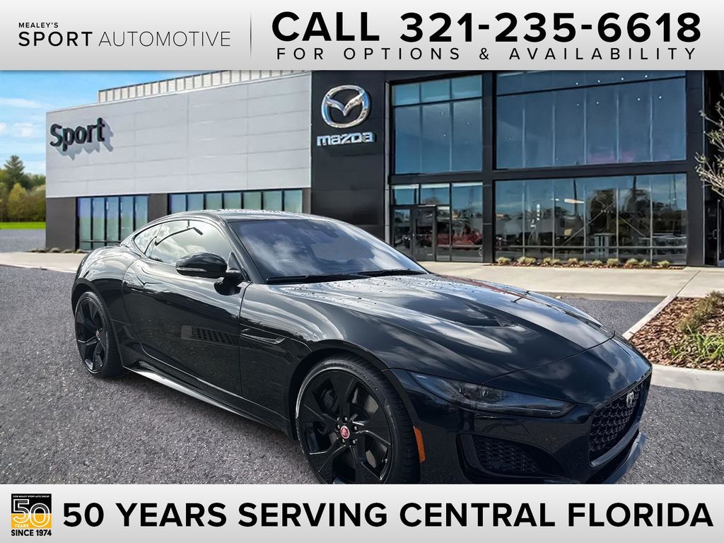 Ligurian Black Satin 2021 Jaguar F-TYPE R-Dynamic Coupe AWD Coupe All-Wheel Drive 8-Speed Automatic