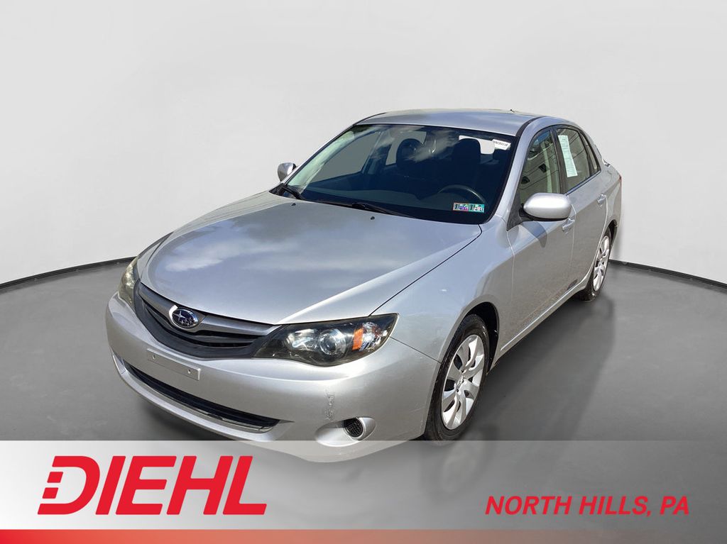 Spark Silver Metallic 2011 Subaru Impreza Sedan All-Wheel Drive 4-Speed Automatic Overdrive