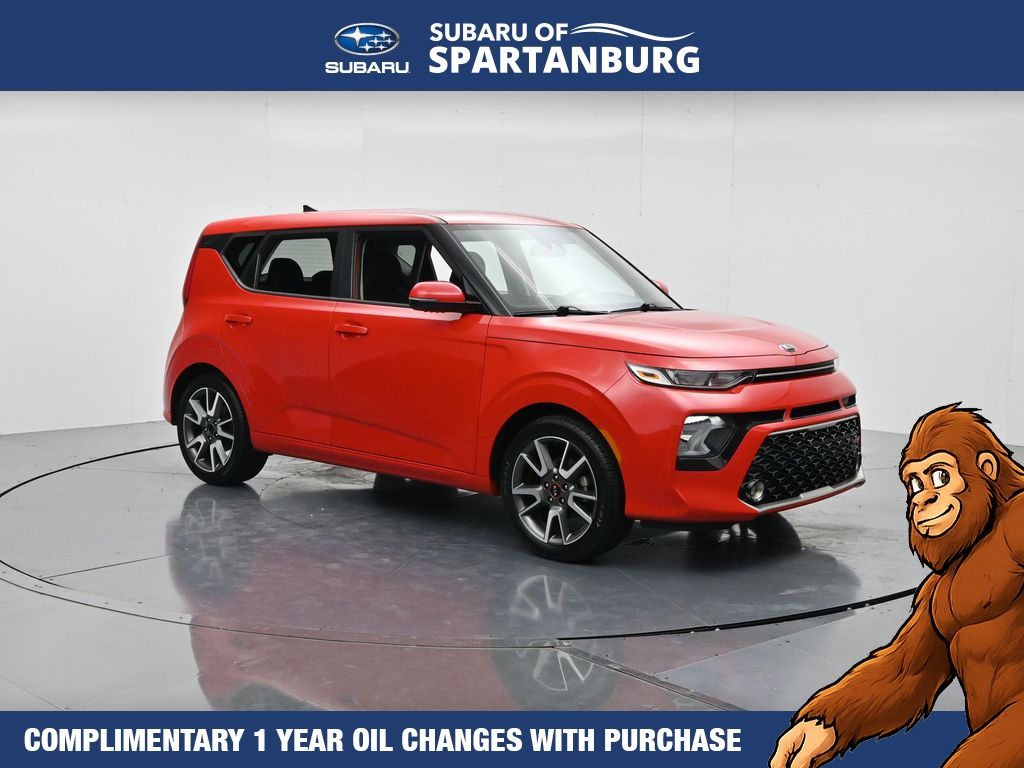 Inferno Red 2021 Kia Soul SUV / Crossover Front-Wheel Drive Continuously Variable Transmission