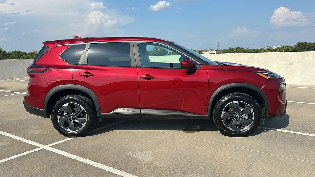 2025 Nissan Rogue SV Red at South Houston Nissan