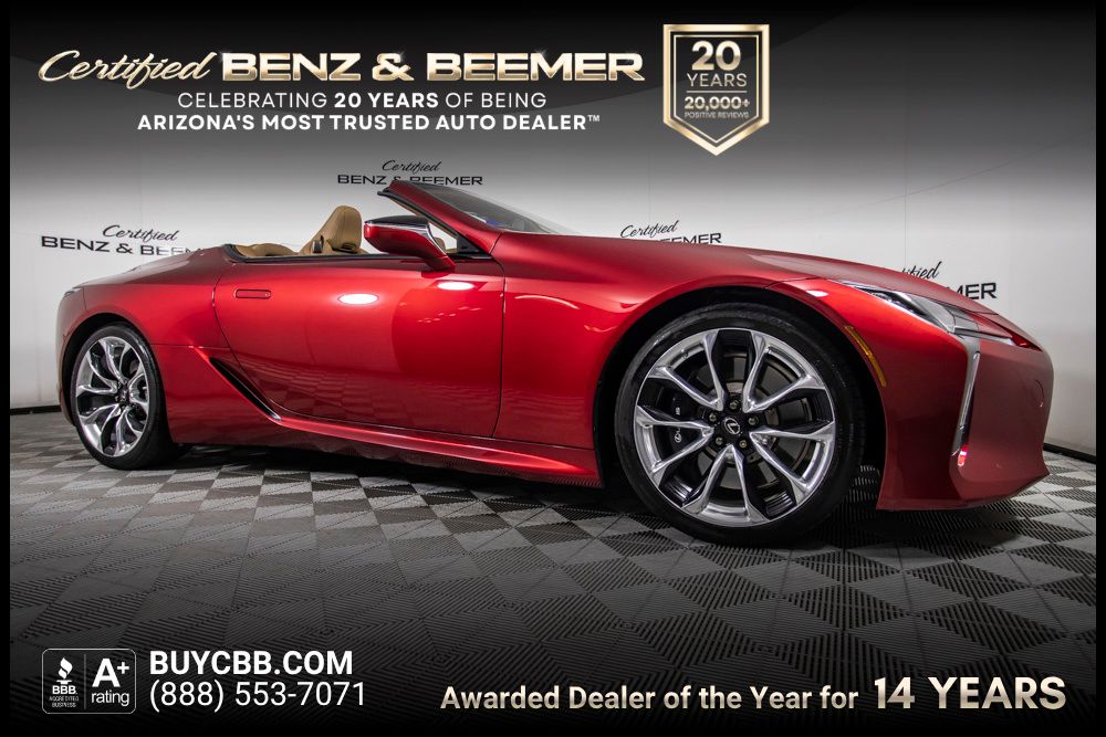 Infrared 2021 Lexus LC 500 Convertible RWD Convertible Rear-Wheel Drive Automatic