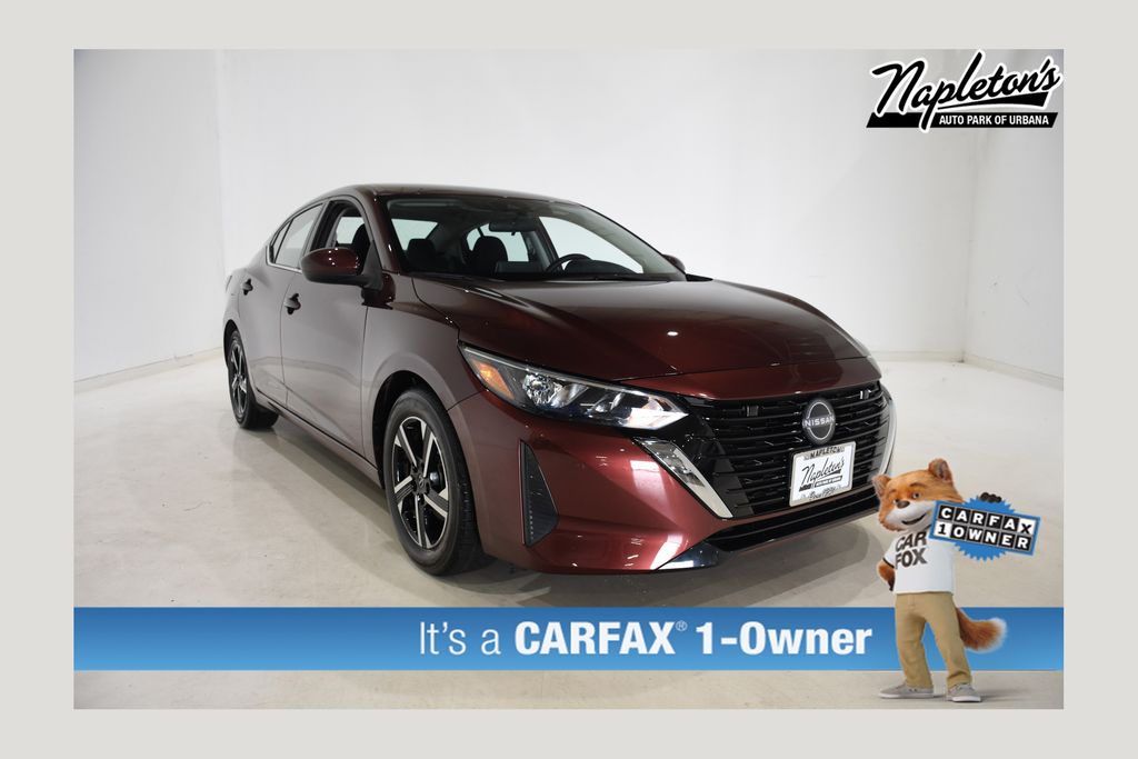 Rosewood Metallic 2025 Nissan Sentra SV FWD Sedan Front-Wheel Drive Continuously Variable Transmission