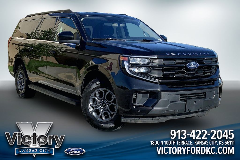 Agate Black Metallic 2025 Ford Expedition MAX Active 4WD SUV / Crossover Four-Wheel Drive Automatic