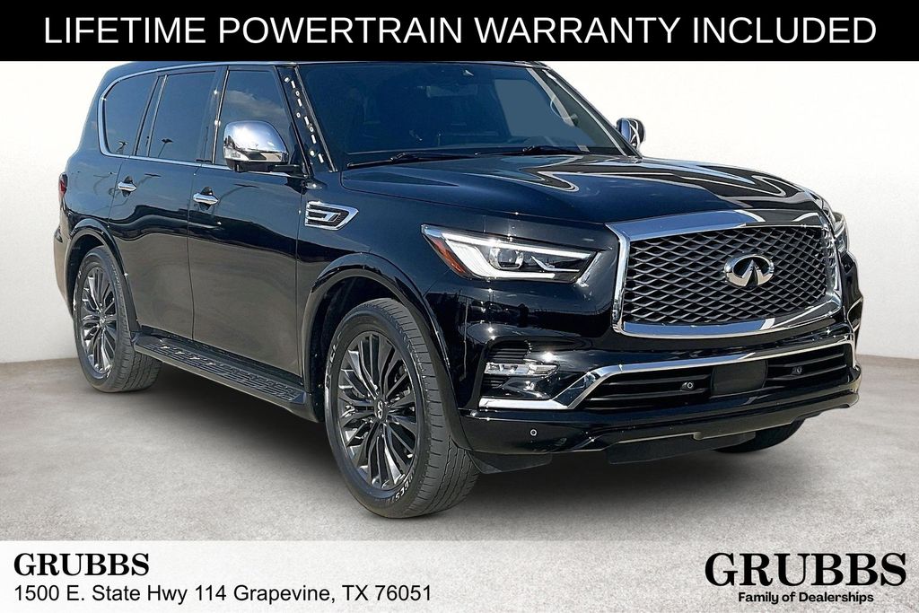 Black Obsidian 2023 INFINITI QX80 SUV / Crossover Rear-Wheel Drive 7-Speed Automatic