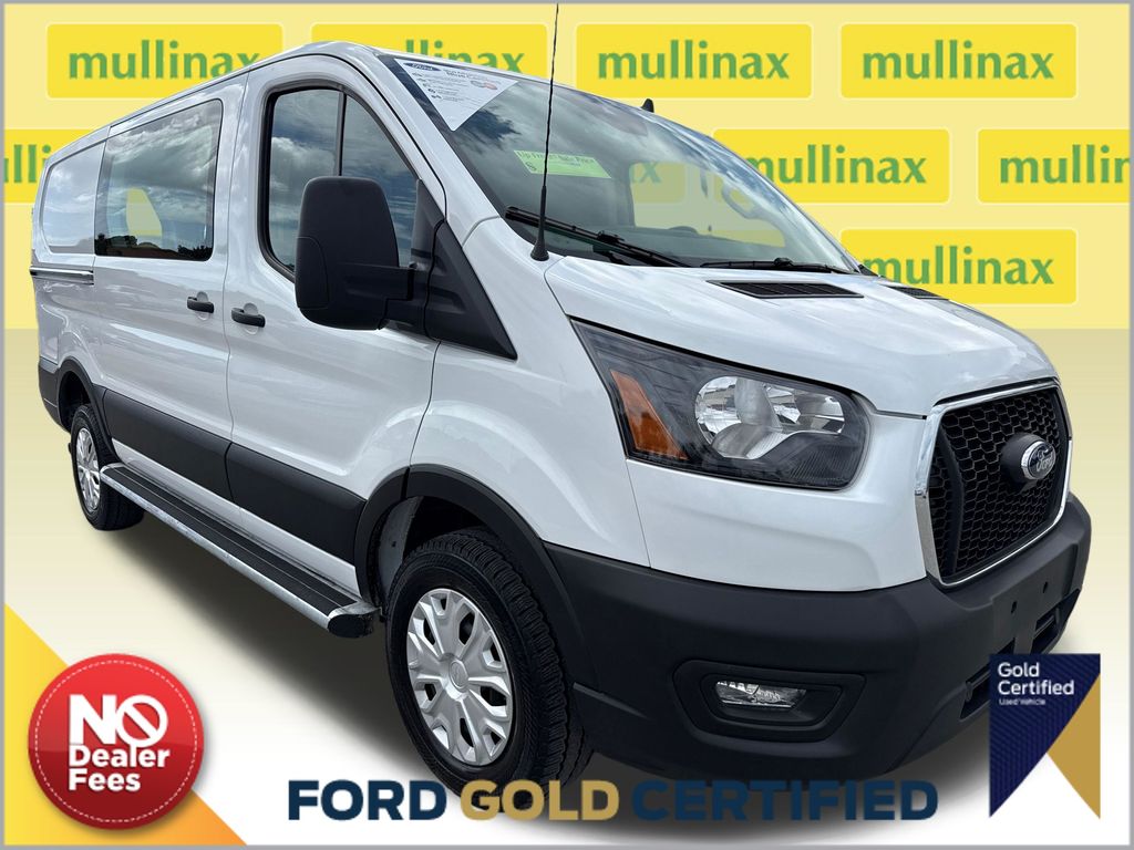 Oxford White 2025 Ford Transit Cargo Van Rear-Wheel Drive 