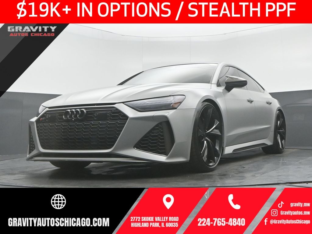 Nardo Gray 2021 Audi RS 7 Sedan All-Wheel Drive 8-Speed Automatic