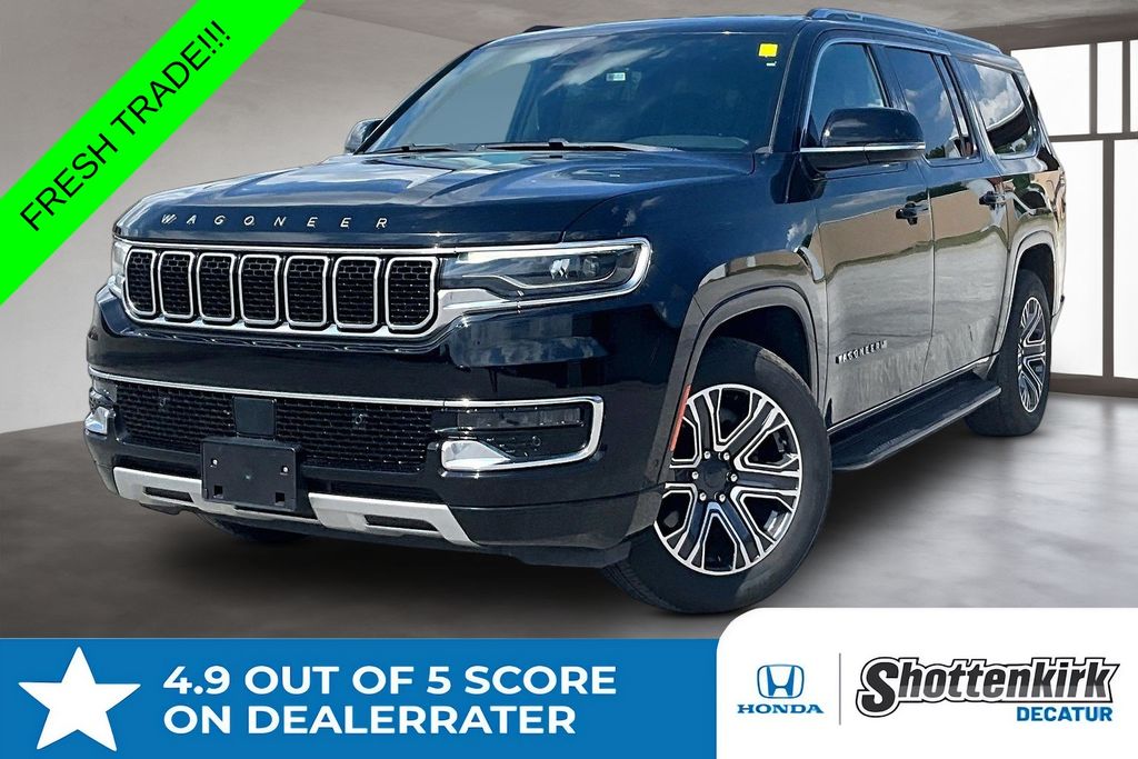 Diamond Black Crystal Pearlcoat 2024 Jeep Wagoneer L Series II 4WD SUV / Crossover Four-Wheel Drive 8-Speed Automatic