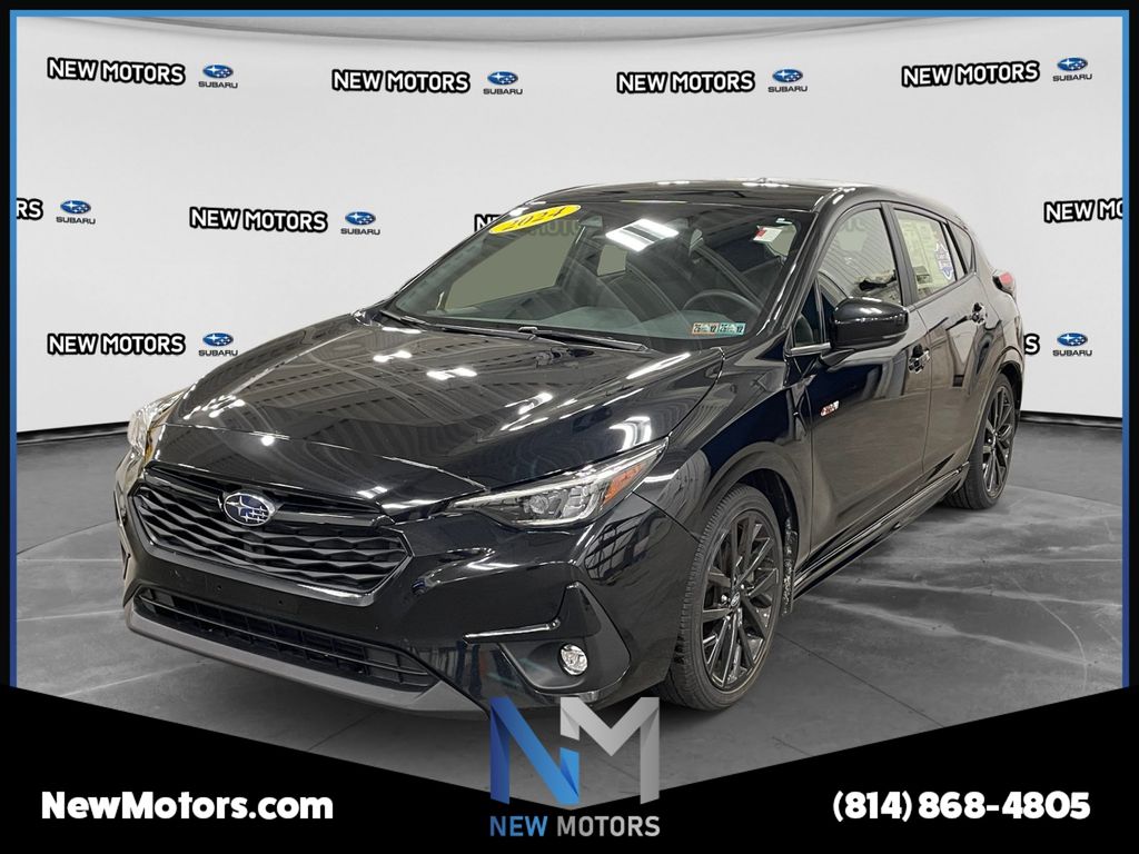 Crystal Black Silica 2024 Subaru Impreza Wagon All-Wheel Drive Continuously Variable Transmission