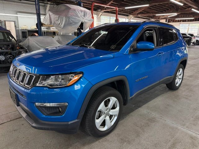 Laser Blue Pearlcoat 2019 Jeep Compass SUV / Crossover Four-Wheel Drive 9-Speed Automatic