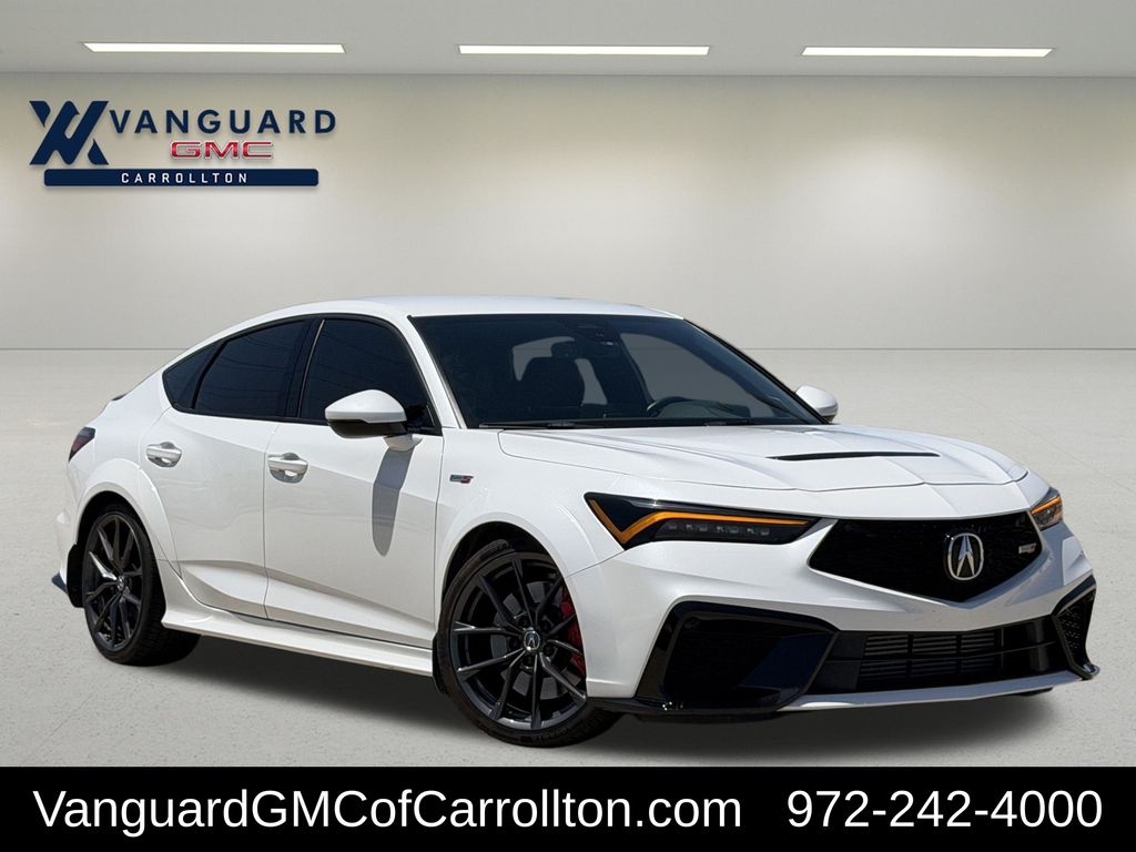 Platinum White Pearl 2024 Acura Integra Sedan Front-Wheel Drive 6-Speed Manual