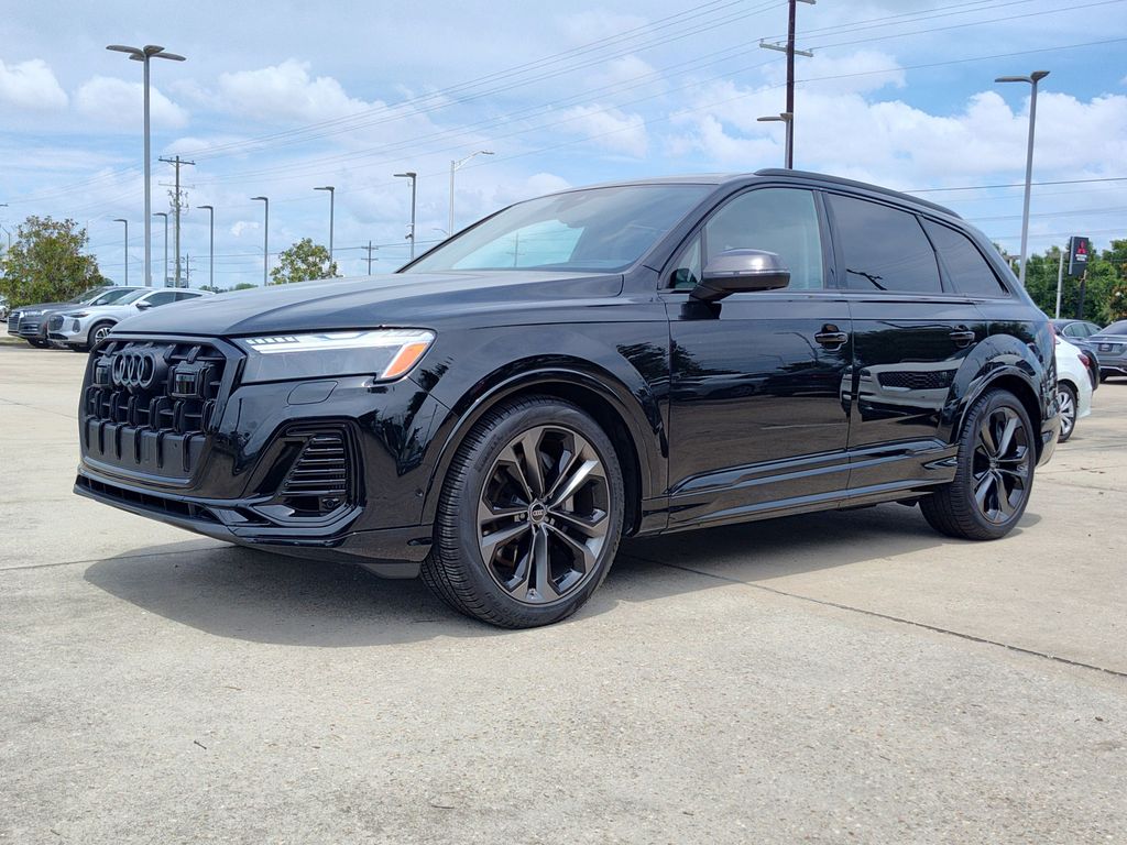 Black Metallic 2025 Audi Q7 quattro Prestige 55 TFSI SUV / Crossover All-Wheel Drive 8-Speed Automatic