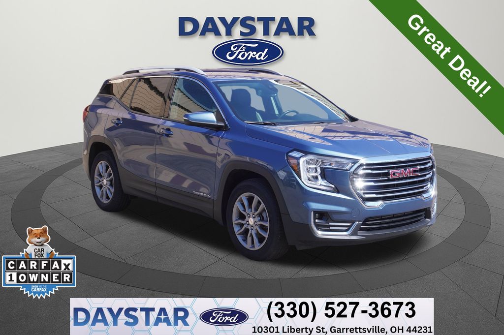 Downpour Metallic 2024 GMC Terrain SUV / Crossover All-Wheel Drive 9-Speed Automatic