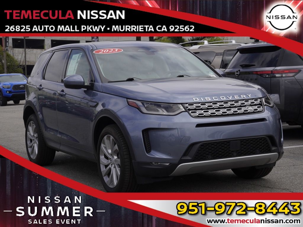 Blue Metallic 2023 Land Rover Discovery Sport SUV / Crossover All-Wheel Drive 9-Speed Automatic