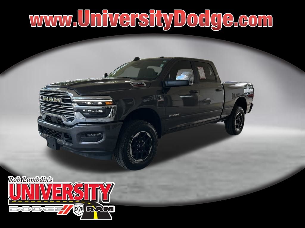 Gray (Granite Crystal Metallic Clearcoat) 2026 RAM 2500 Laramie Crew Cab 4WD Pickup Truck Four-Wheel Drive 8-Speed Automatic