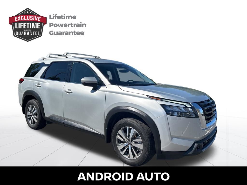 2025 Nissan Pathfinder SL Silver at Coastal Chevrolet Cadillac