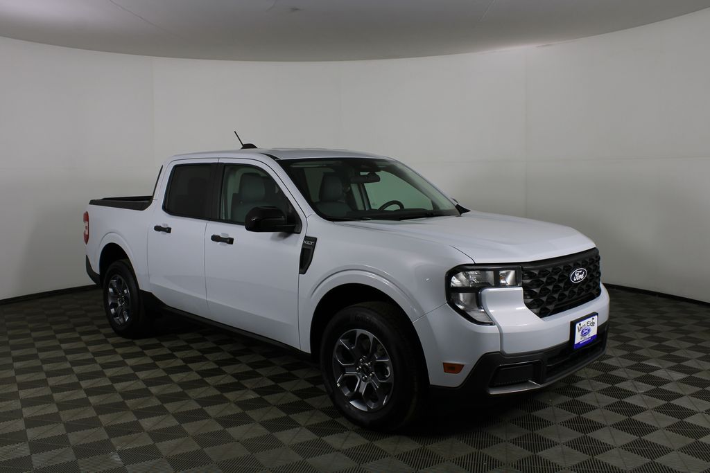 Space White Metallic 2025 Ford Maverick Pickup Truck All-Wheel Drive Continuously Variable Transmission