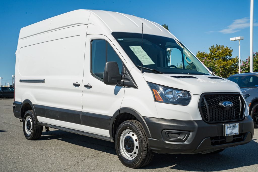 Oxford White 2024 Ford Transit Cargo Van Rear-Wheel Drive 
