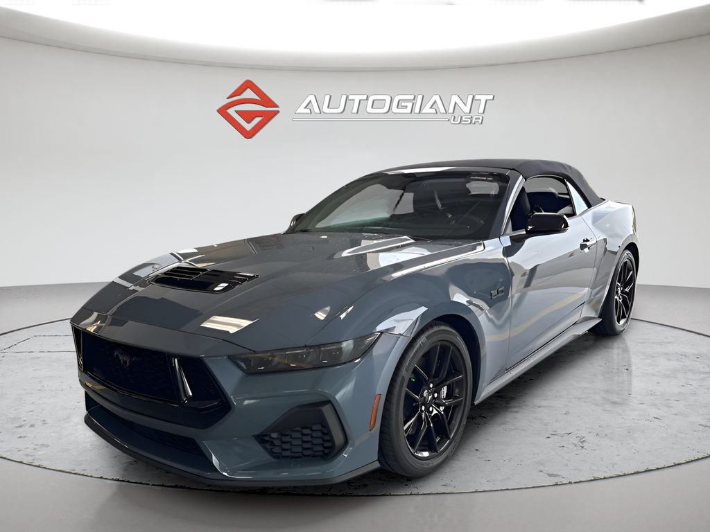 Vapor Blue 2025 Ford Mustang Convertible Rear-Wheel Drive Automatic