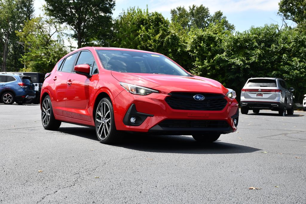 Pure Red 2026 Subaru Impreza Wagon All-Wheel Drive Continuously Variable Transmission