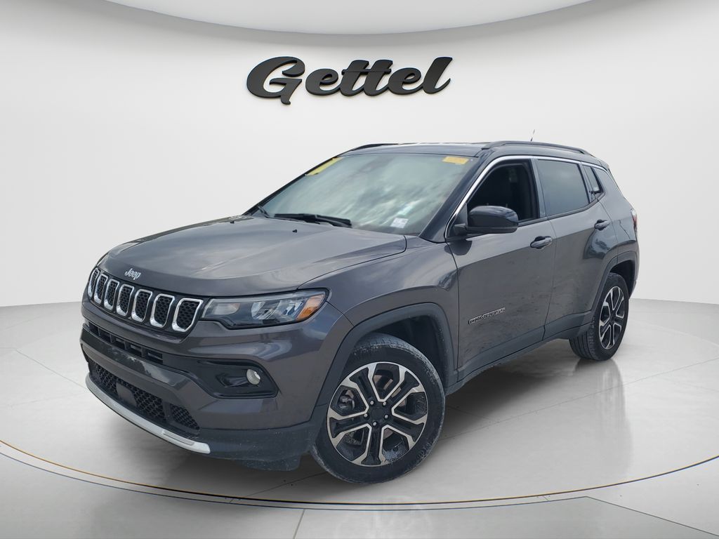 Gray (Granite Crystal Metallic Clearcoat) 2023 Jeep Compass Limited 4WD SUV / Crossover Four-Wheel Drive 8-Speed Automatic
