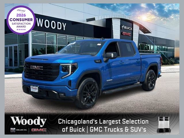Blue Metallic 2024 GMC Sierra 1500 Pickup Truck Four-Wheel Drive Automatic