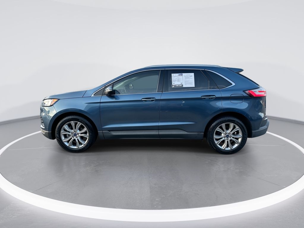 2019 Ford Edge Titanium Blue at Bob King Buick GMC