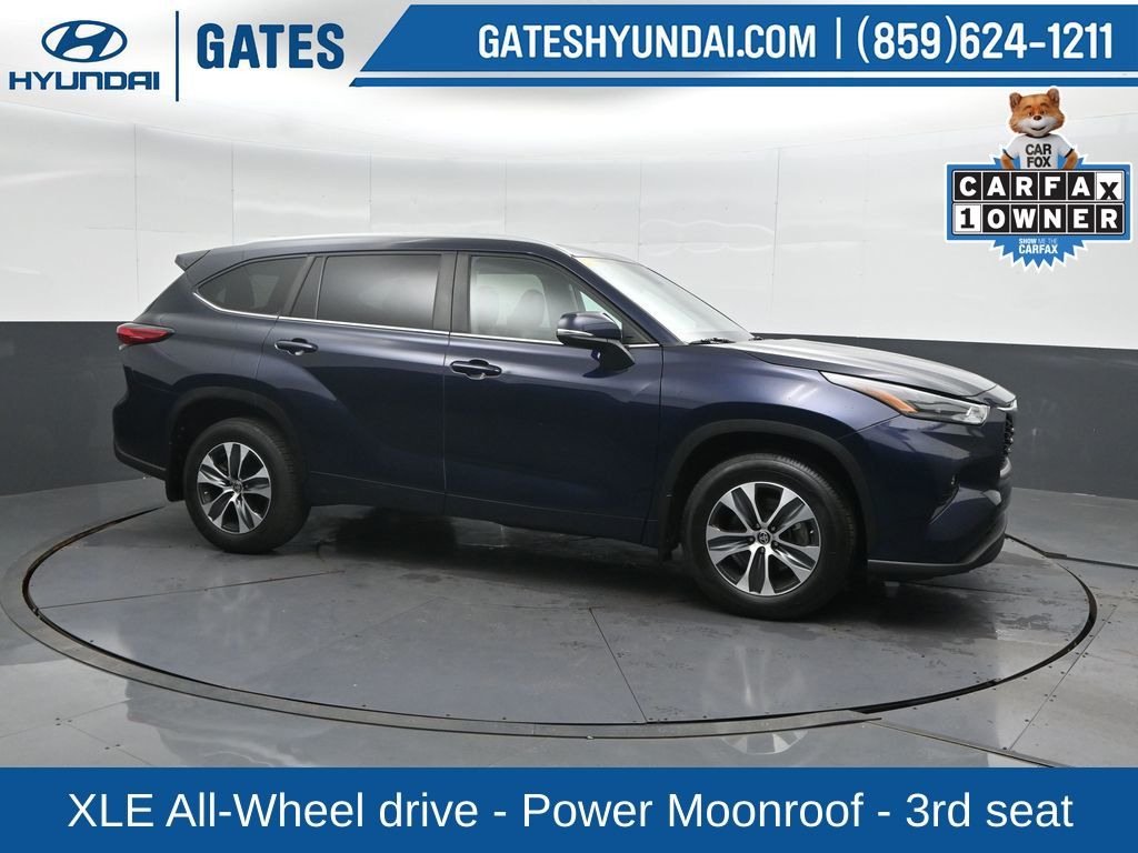 Blueprint 2023 Toyota Highlander XLE AWD SUV / Crossover All-Wheel Drive 8-Speed Automatic