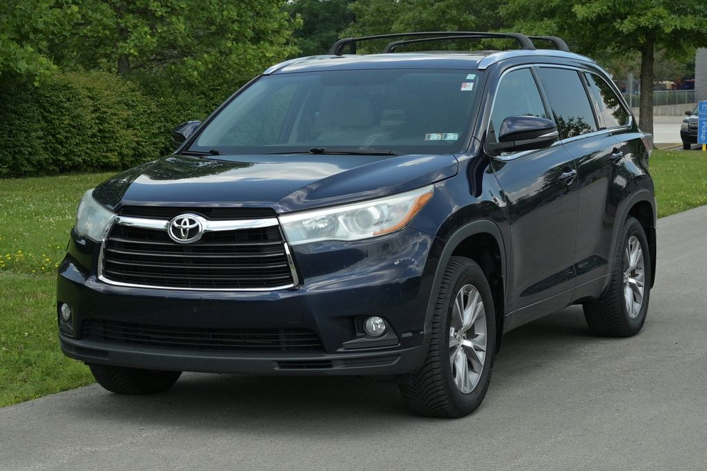 Nautical Blue Metallic 2015 Toyota Highlander SUV / Crossover Front-Wheel Drive 6-Speed Automatic Overdrive