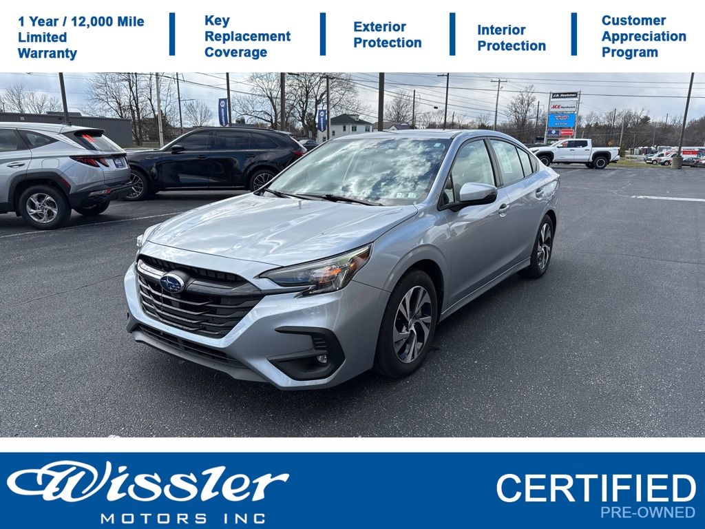 Ice Silver Metallic 2025 Subaru Legacy Sedan All-Wheel Drive Continuously Variable Transmission