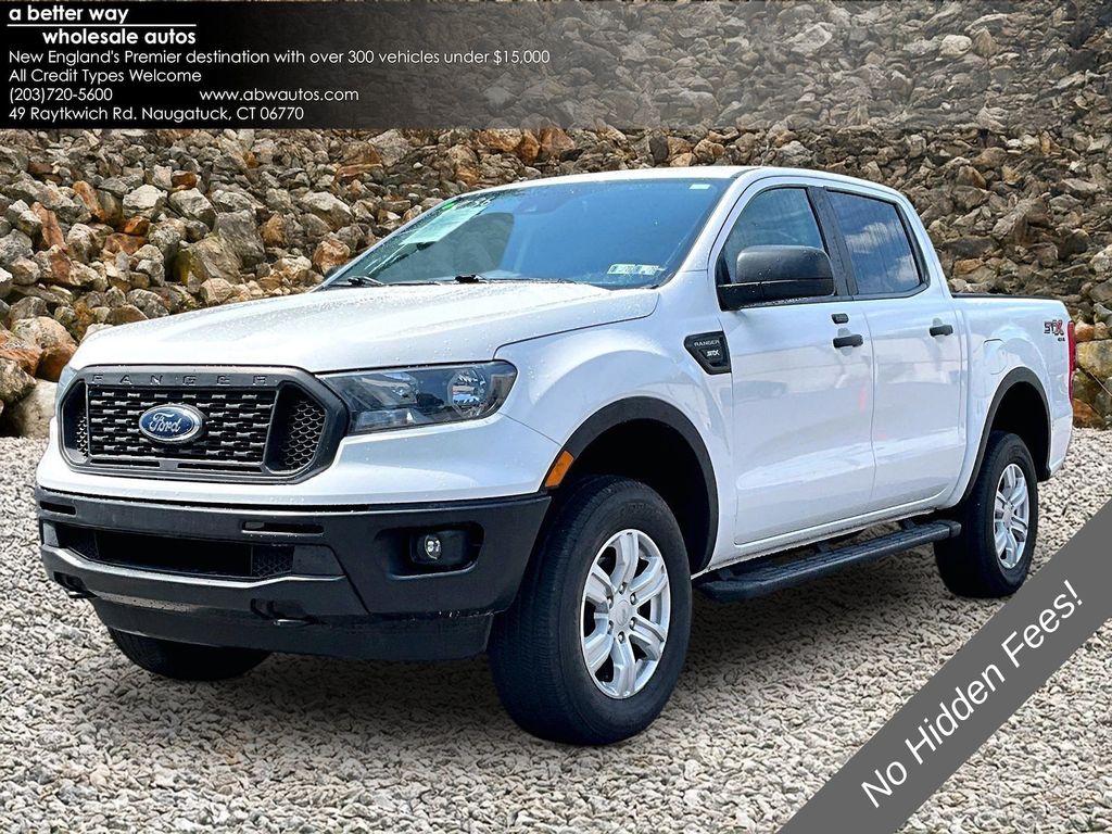 Oxford White 2021 Ford Ranger Pickup Truck Four-Wheel Drive Automatic