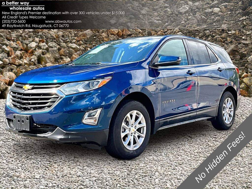 Pacific Blue Metallic 2019 Chevrolet Equinox SUV / Crossover Four-Wheel Drive 6-Speed Automatic Overdrive