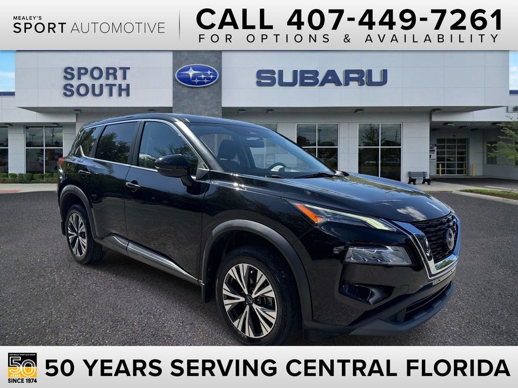 Super Black 2022 Nissan Rogue SUV / Crossover Front-Wheel Drive Continuously Variable Transmission