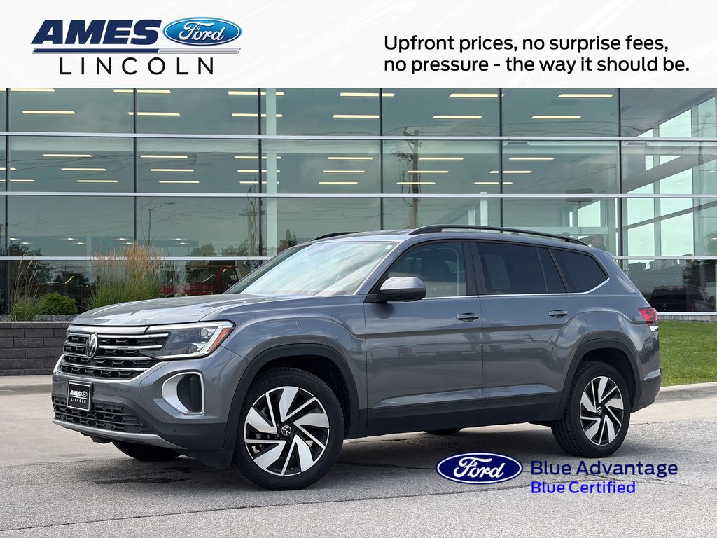 Platinum Gray Metallic 2025 Volkswagen Atlas SUV / Crossover All-Wheel Drive 8-Speed Automatic