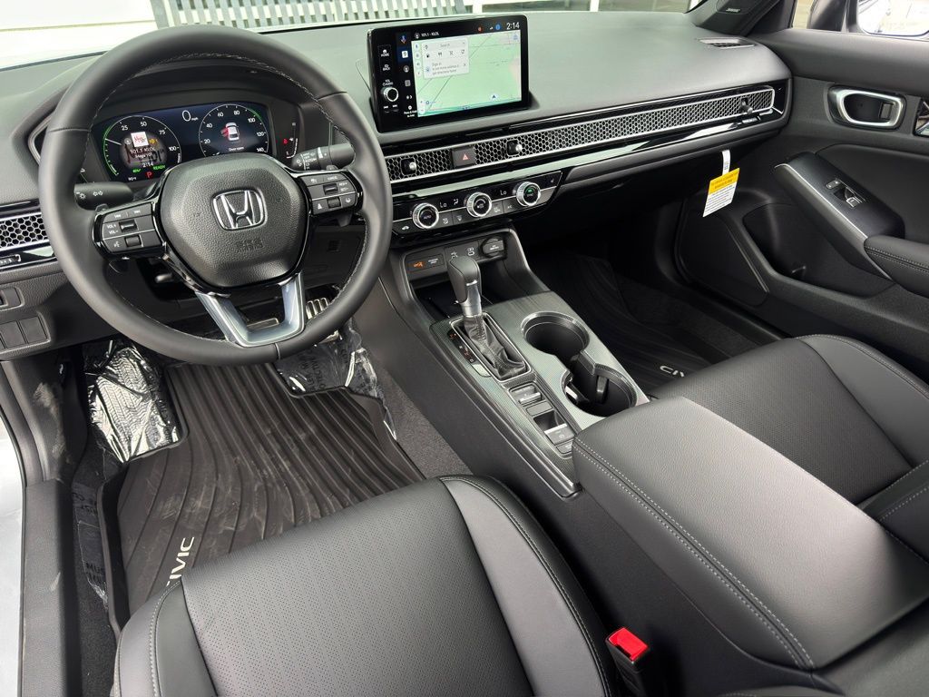 2026 Honda Civic Hybrid Sport Touring Silver at Community Honda