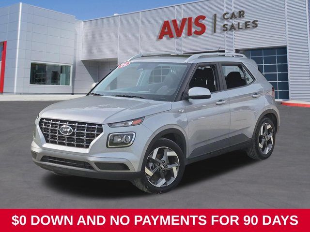 Shimmering Silver 2025 Hyundai Venue SUV / Crossover Front-Wheel Drive Continuously Variable Transmission