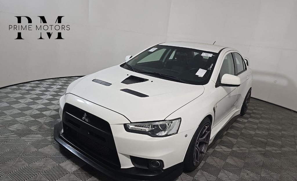 White 2010 Mitsubishi Lancer Evolution GSR Sedan All-Wheel Drive 5-Speed Manual