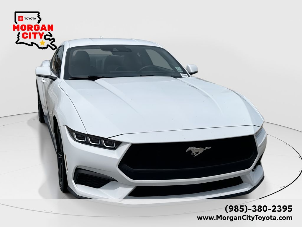 Oxford White 2024 Ford Mustang Coupe Rear-Wheel Drive Automatic
