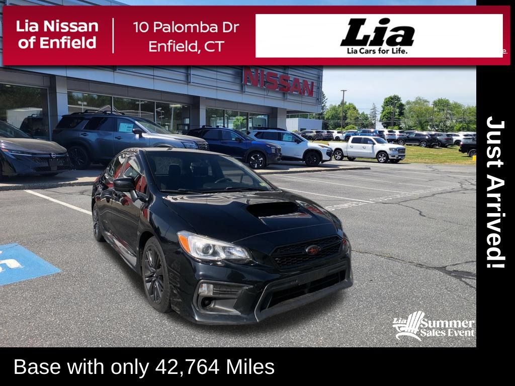 Crystal Black Silica 2019 Subaru WRX Sedan All-Wheel Drive 6-Speed Manual