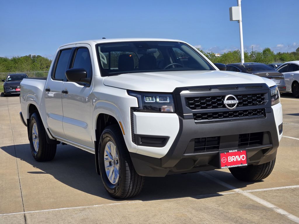 2026 Nissan Frontier S White at South Houston Nissan
