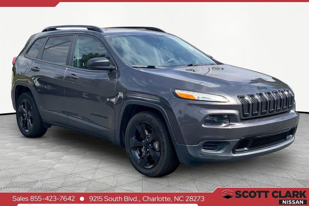 Gray 2016 Jeep Cherokee SUV / Crossover Front-Wheel Drive 9-Speed Automatic