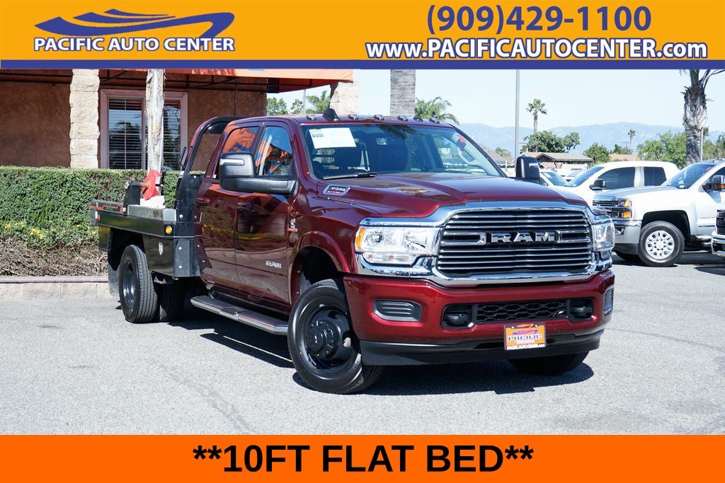 Delmonico Red Pearlcoat 2023 RAM 3500 Chassis Pickup Truck Four-Wheel Drive 6-Speed Automatic