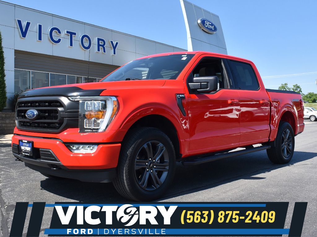 Race Red 2023 Ford F-150 Pickup Truck Four-Wheel Drive Automatic