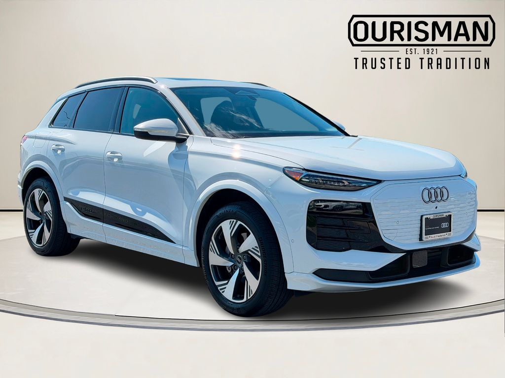 Glacier White 2025 Audi Q6 e-tron quattro Premium Plus SUV / Crossover All-Wheel Drive Automatic