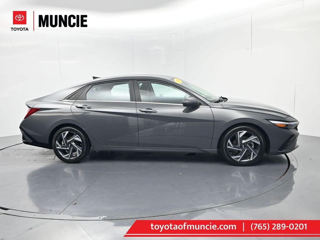 Ecotronic Gray 2024 Hyundai Elantra Sedan Front-Wheel Drive Continuously Variable Transmission