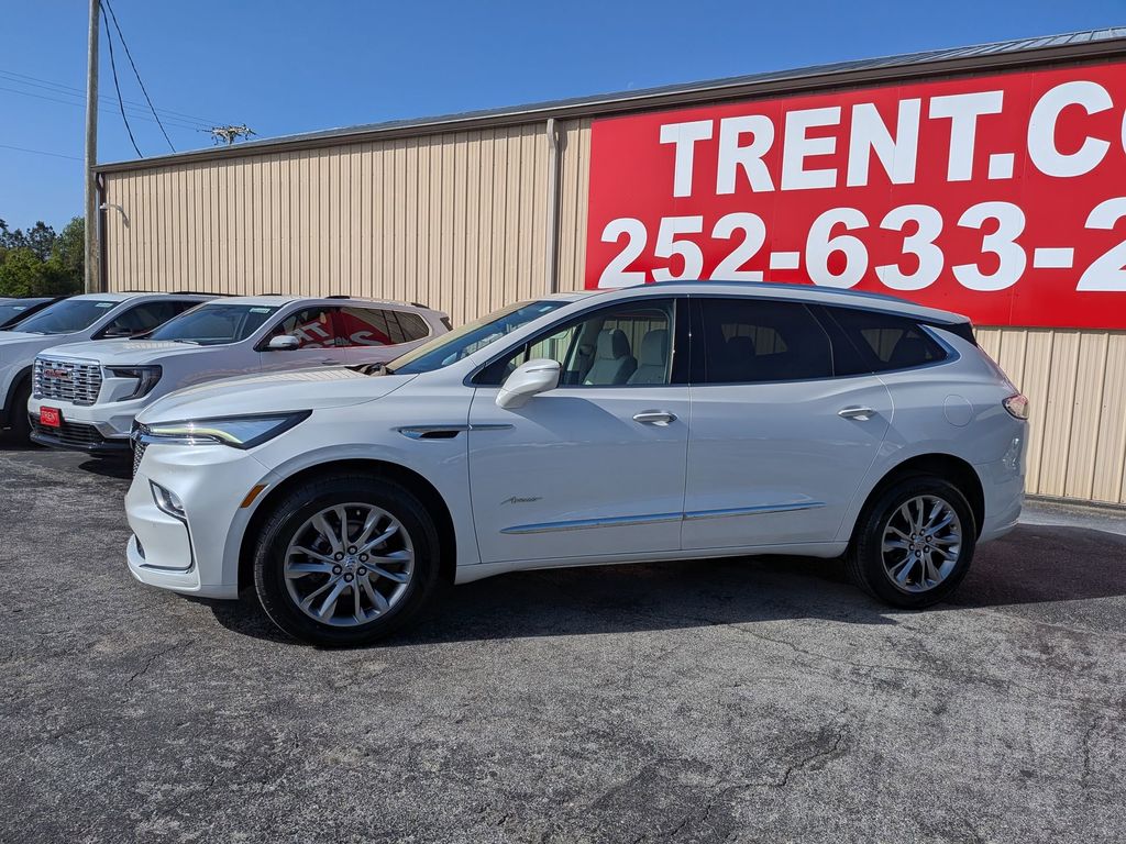 White Frost Tricoat 2023 Buick Enclave Avenir FWD SUV / Crossover Front-Wheel Drive 9-Speed Automatic